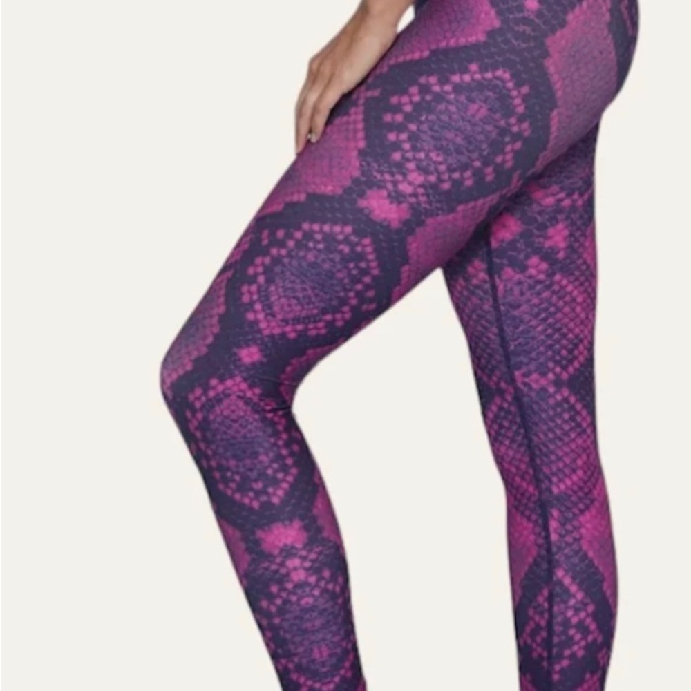 Niyama Sol Magenta Python Barefoot High Waist Yog… - image 4